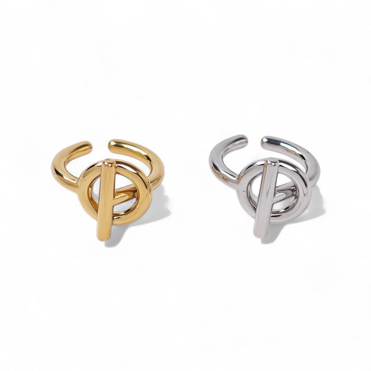 ⚡🚚 Δαχτυλίδι Minimal Lock – Από Ατσάλι