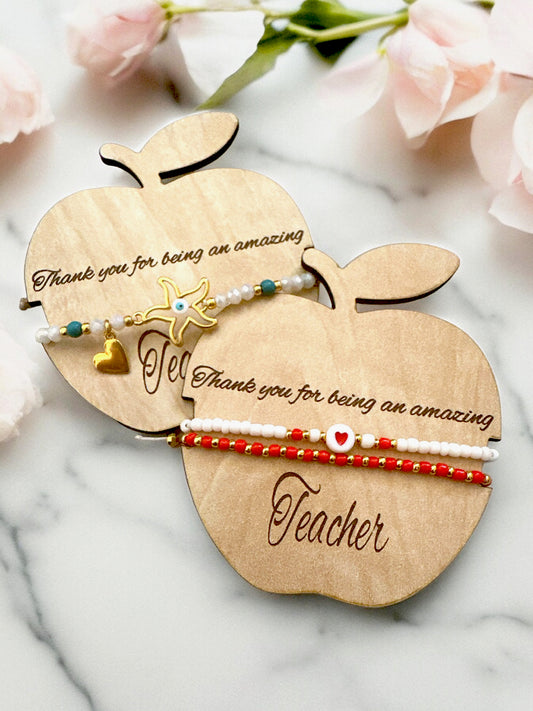 Set 2 βραχιόλια Teacher