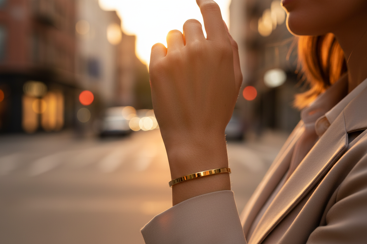 Ατσάλινη χειροπέδα Essential Line χονδρική So Cute by Dimi