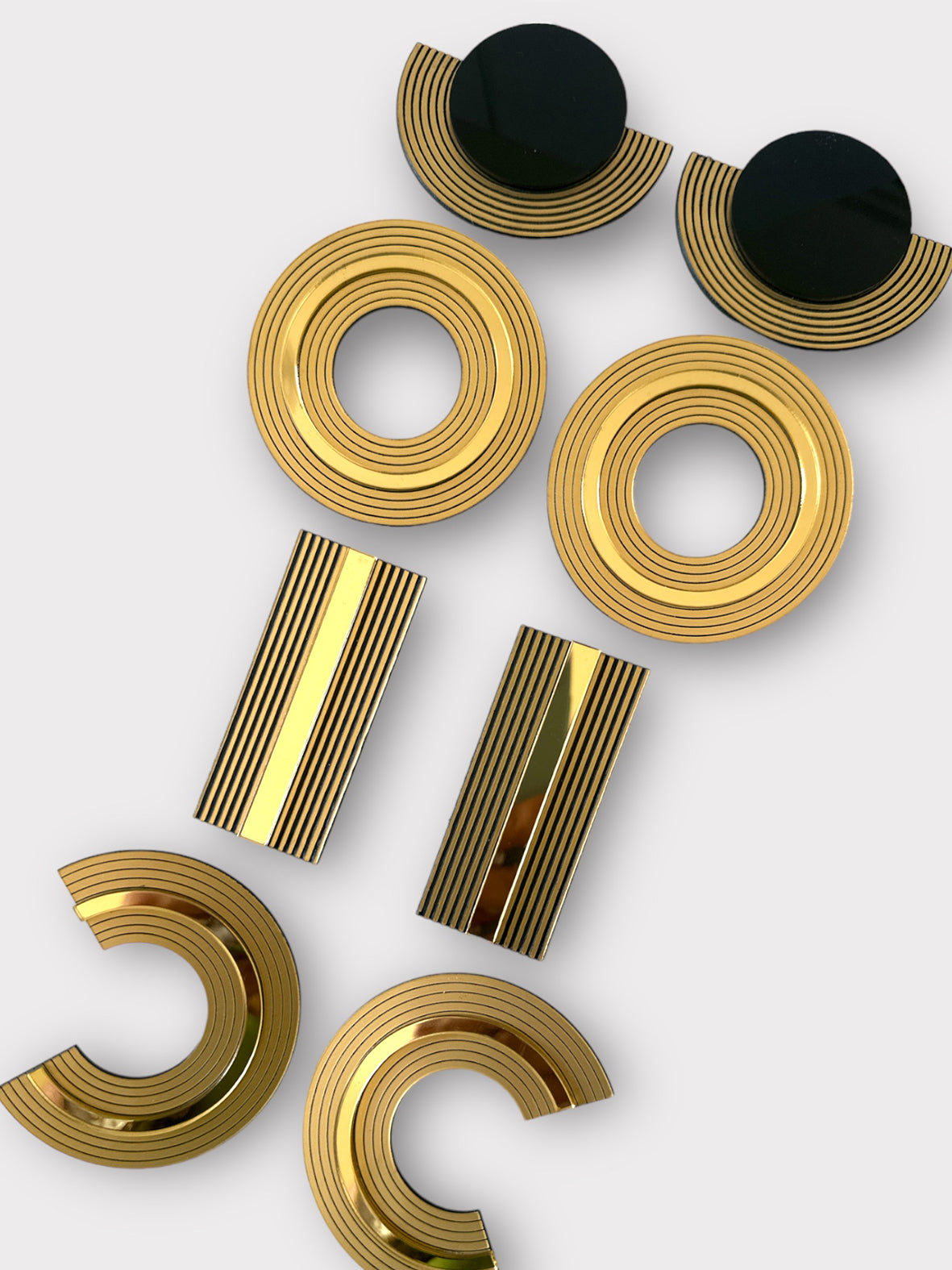 Plexiglass statement ανάγλυφα σκουλαρίκια – So Cute by Dimi Wholesale