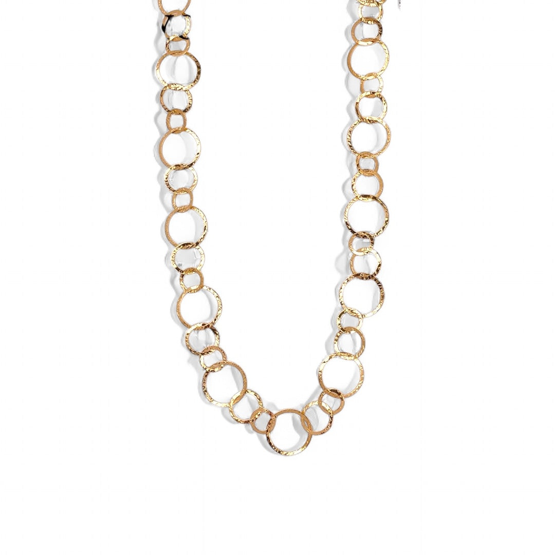 Κολιέ από ατσάλι με σφυρήλατους κρίκους – So Cute by Dimi