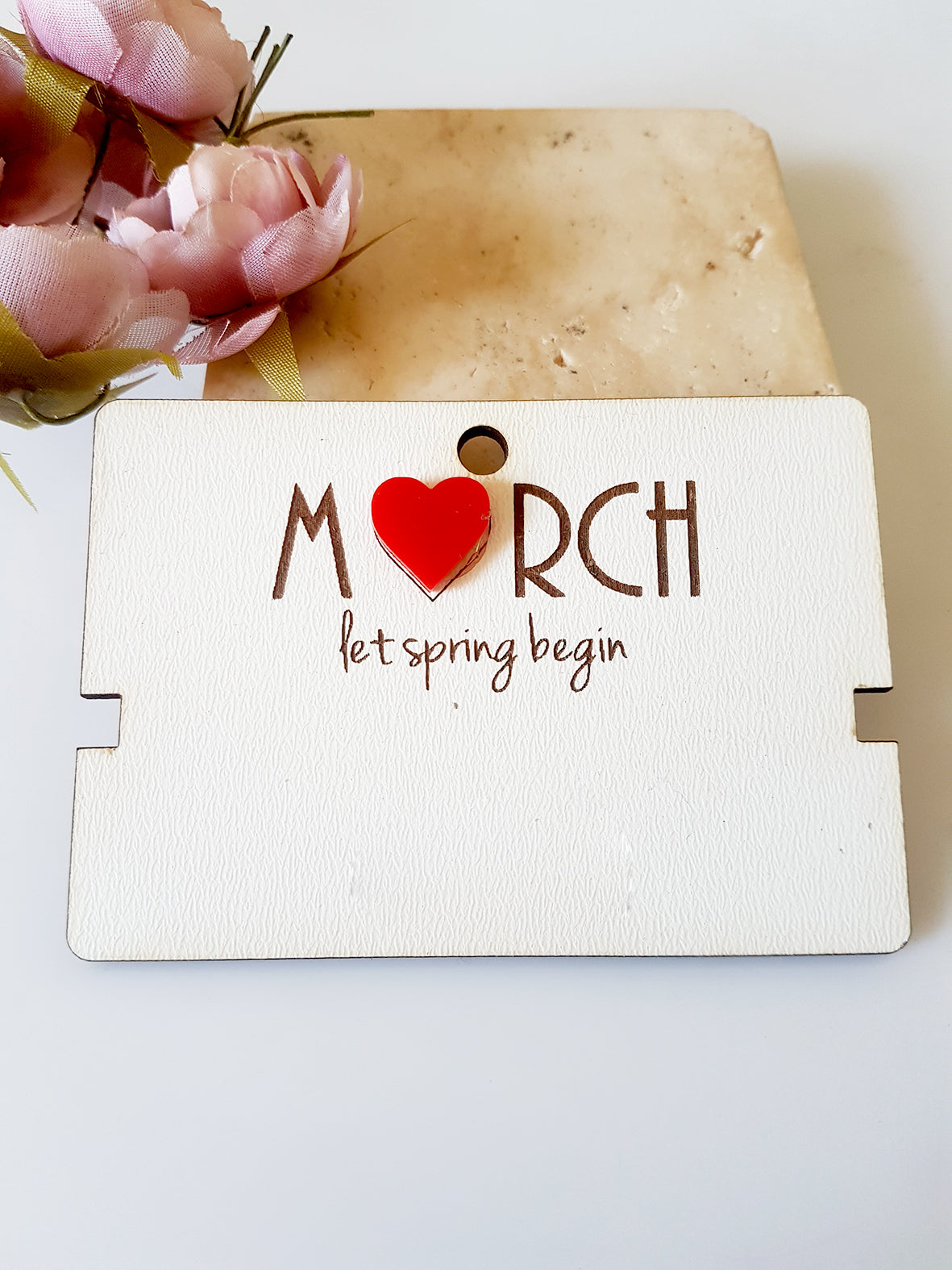 Ξύλινο καρτελάκι για βραχιόλι March, σε συσκευασία 20 τεμαχίων