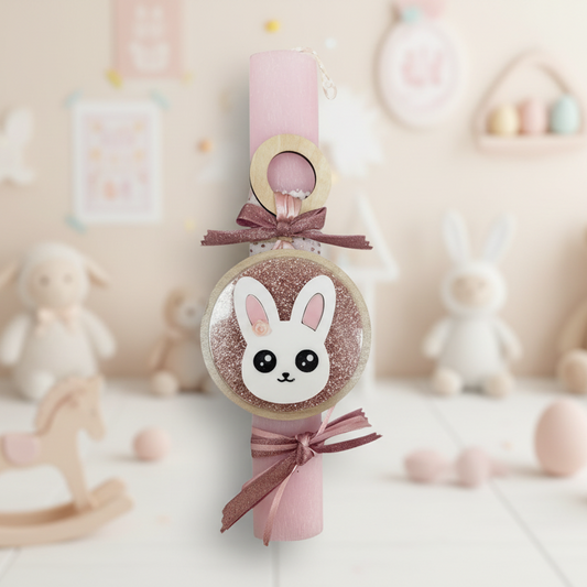 🤍✨ Λαμπάδα Ζωάκια – Κουνελάκι