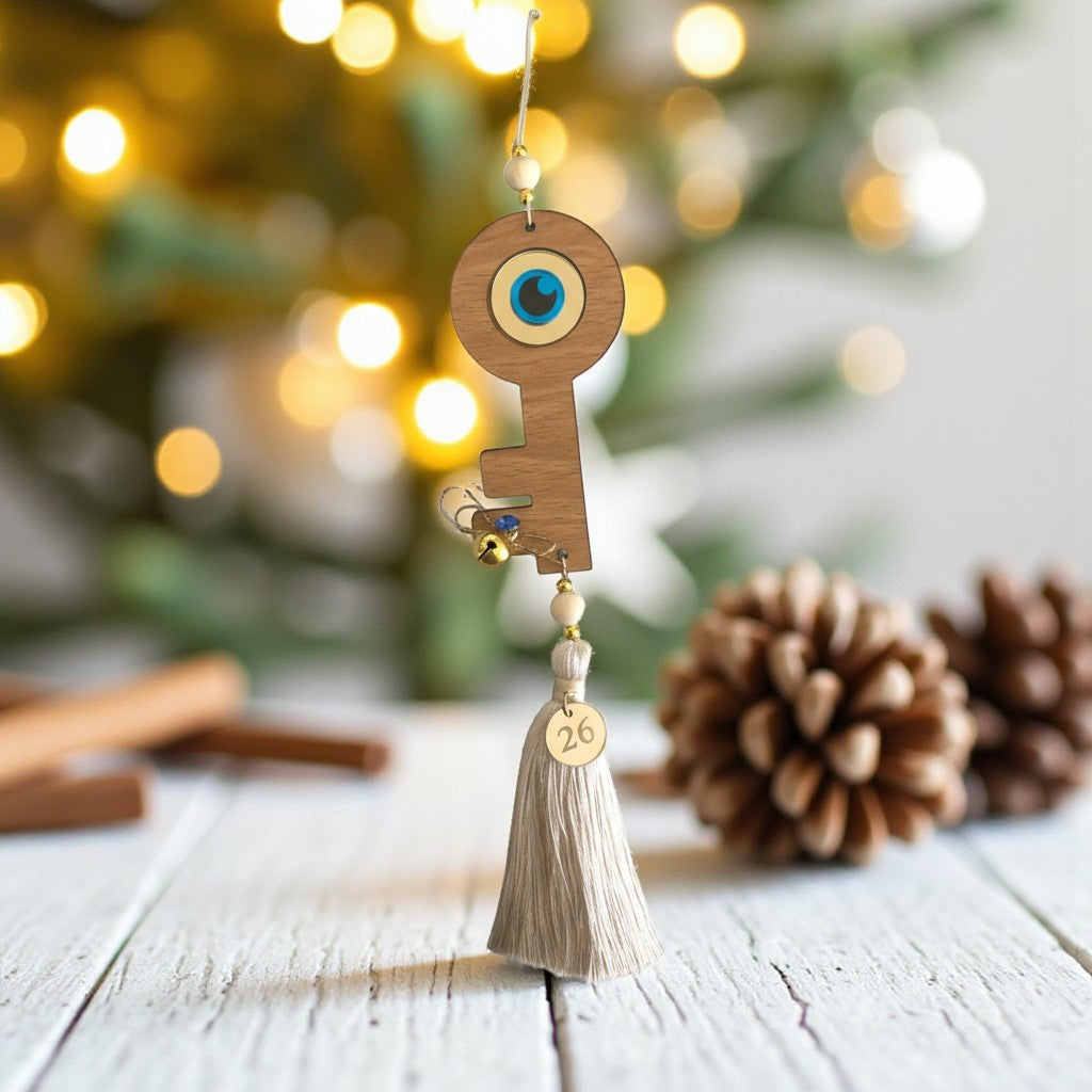 Χονδρική So Cute by DImi χειροποίητο γούρι κλειδί με μάτι και φούντα 2026