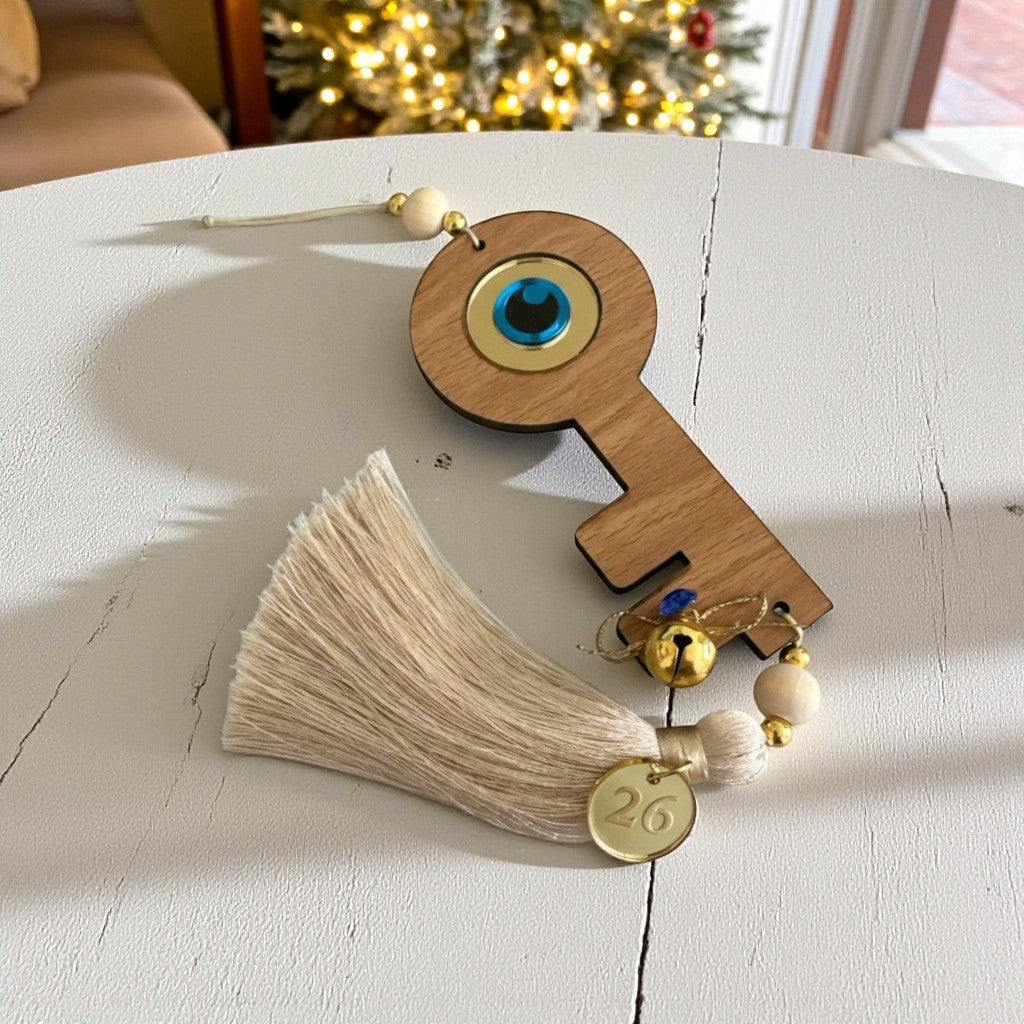 Χονδρική So Cute by DImi χειροποίητο γούρι κλειδί με μάτι και φούντα 2026