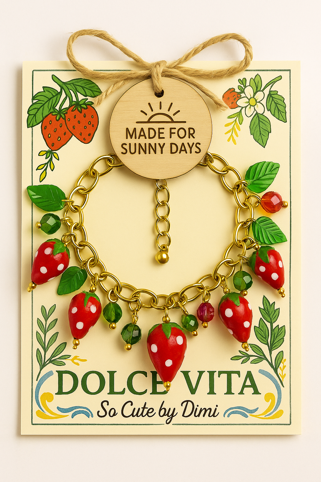⚡🚚 Fragola Bracelet – Dolce Vita Edition