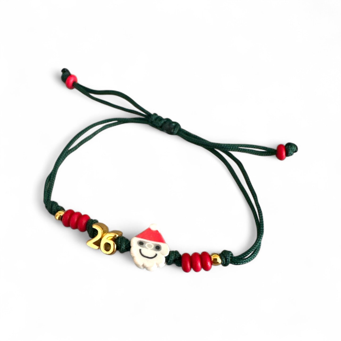 Παιδικό βραχιόλι γούρι 2026 με Άγιο Βασίλη & μεταλλικό 26 – So Cute by Dimi Wholesale