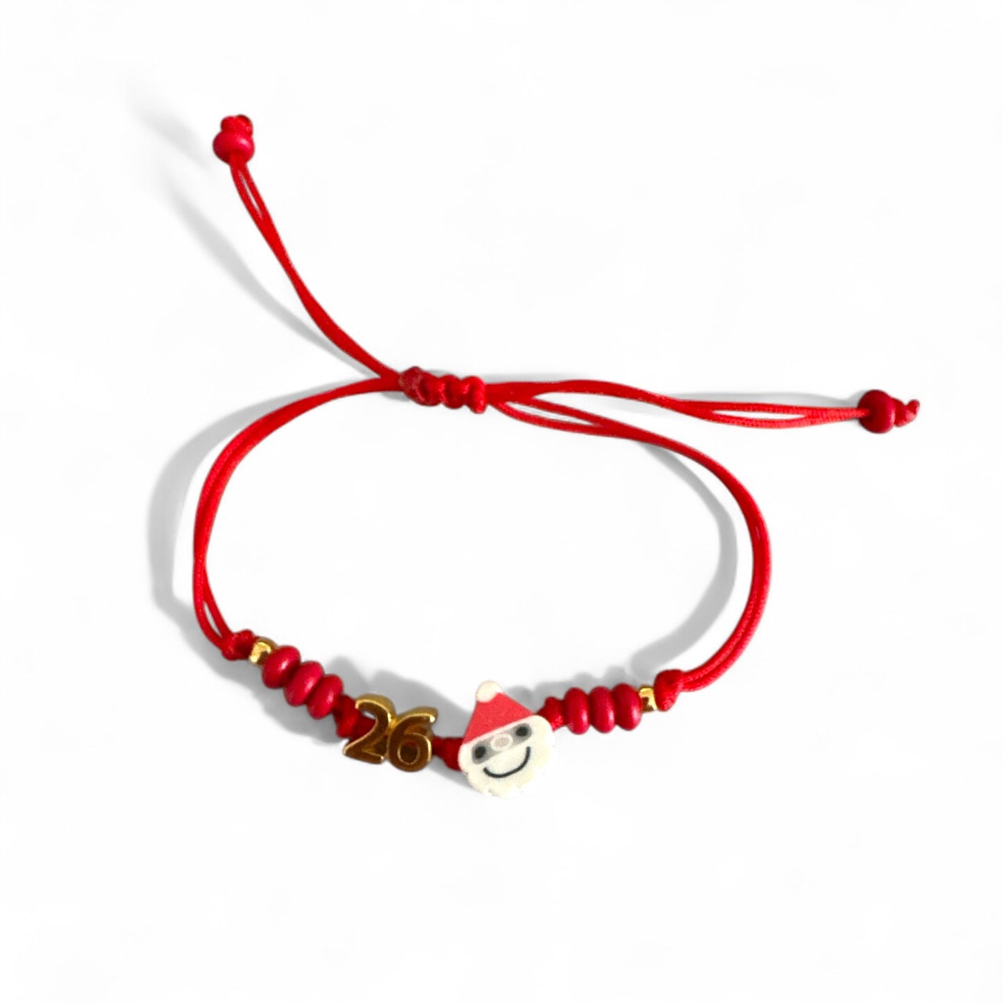 Παιδικό βραχιόλι γούρι 2026 με Άγιο Βασίλη & μεταλλικό 26 – So Cute by Dimi Wholesale