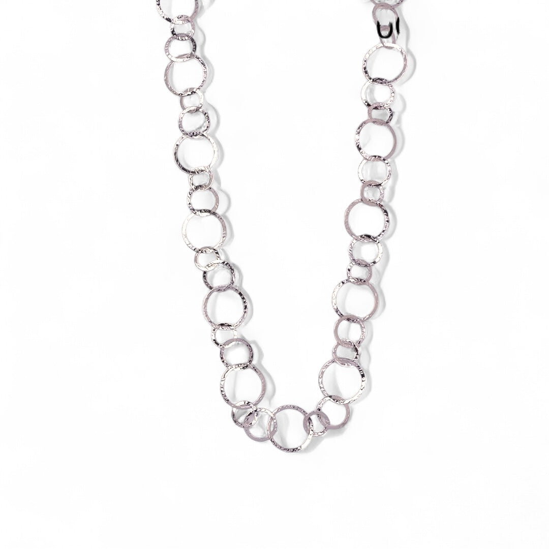 Κολιέ από ατσάλι με σφυρήλατους κρίκους – So Cute by Dimi