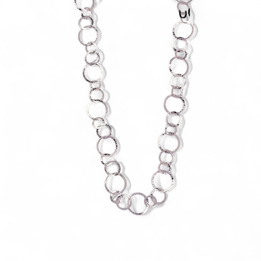 Κολιέ από ατσάλι με σφυρήλατους κρίκους – So Cute by Dimi