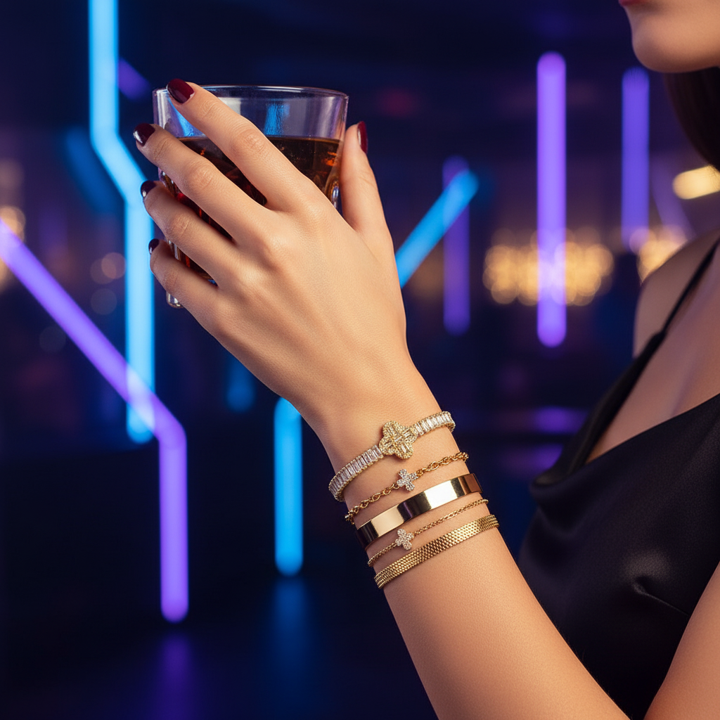 ⚡🚚 Rosette Crystal Bracelet – Premium Shine