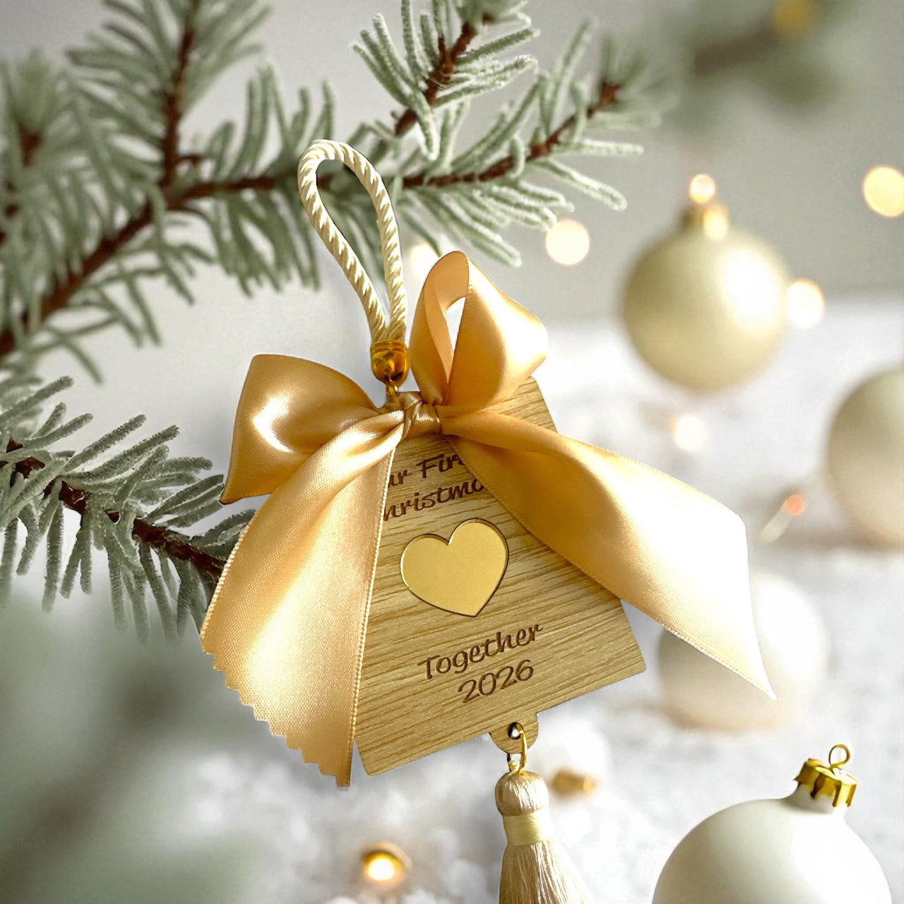 Χειροποίητο γούρι Our First Christmas Together – So Cute by Dimi χονδρική