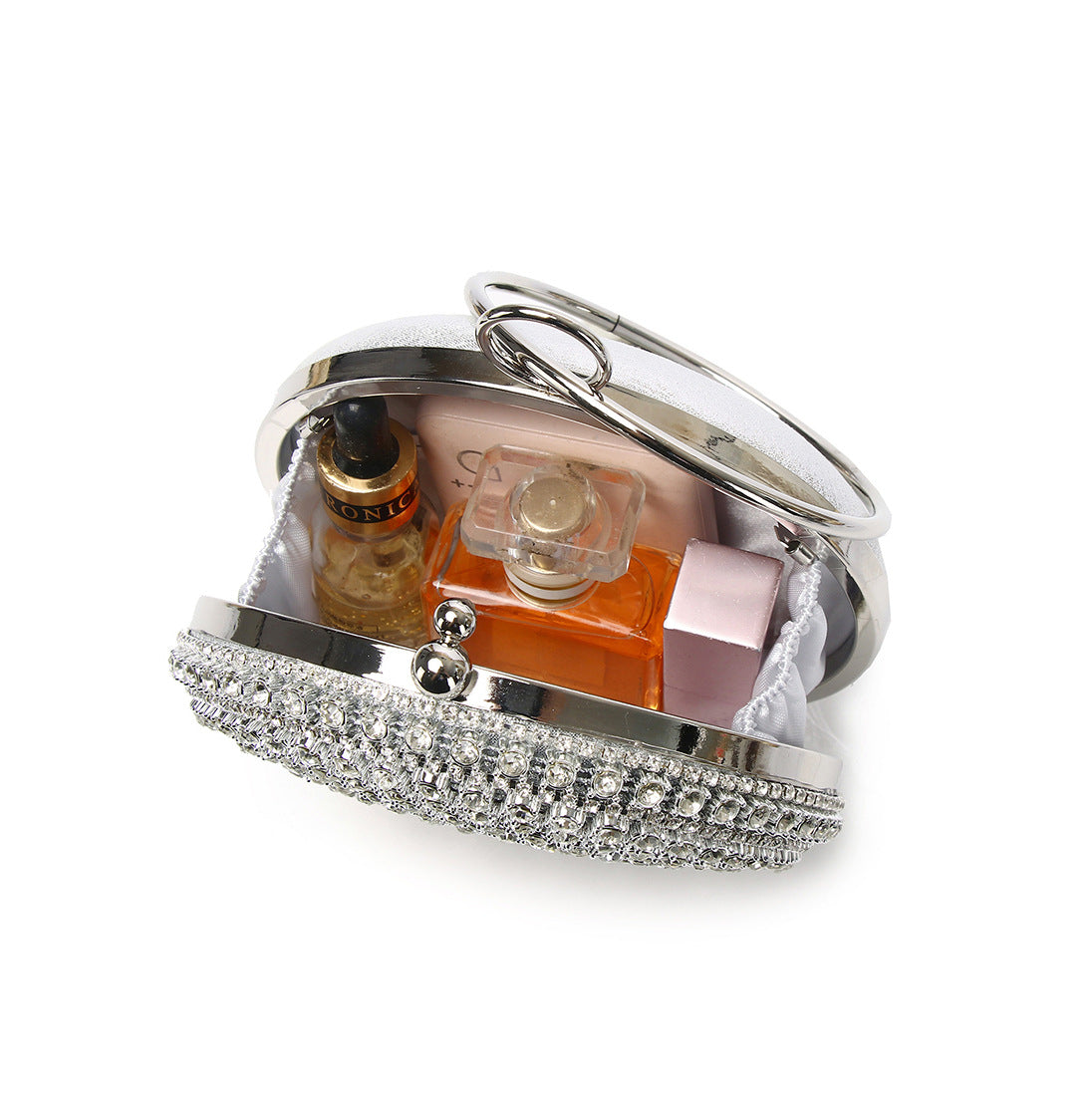Rhinestone Round Evening Bags