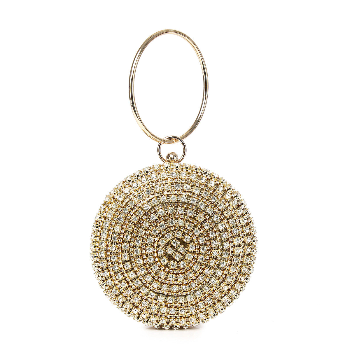 Rhinestone Round Evening Bags