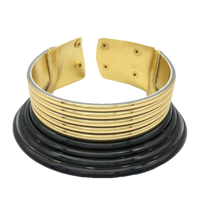 African Style Geometric Women'S Choker made by Plastic, pack of 2 pieces