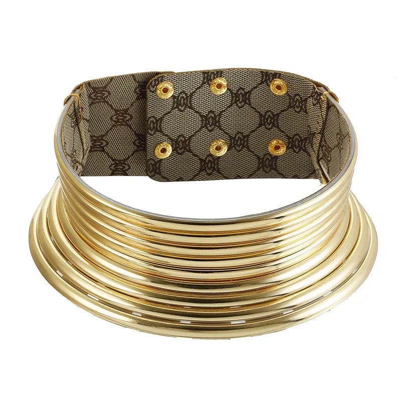 African Style Geometric Women'S Choker made by Plastic, pack of 2 pieces