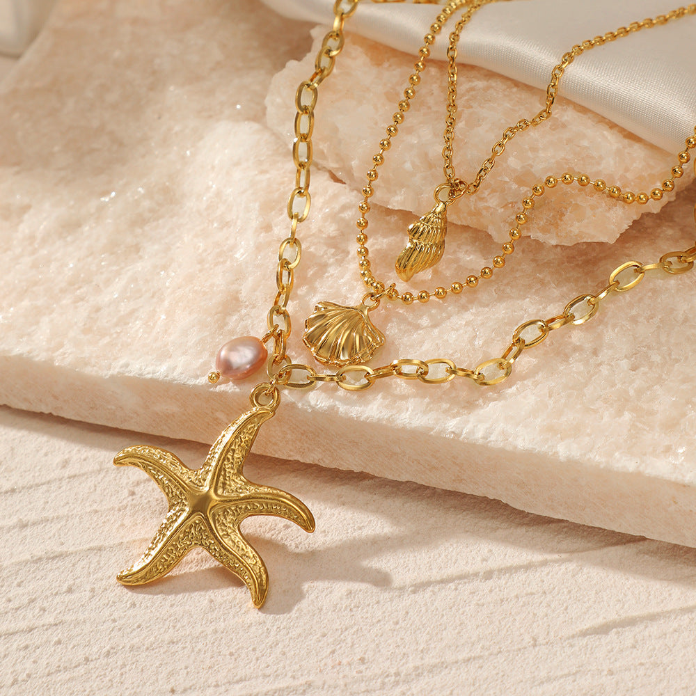 Beach Layered Necklaces