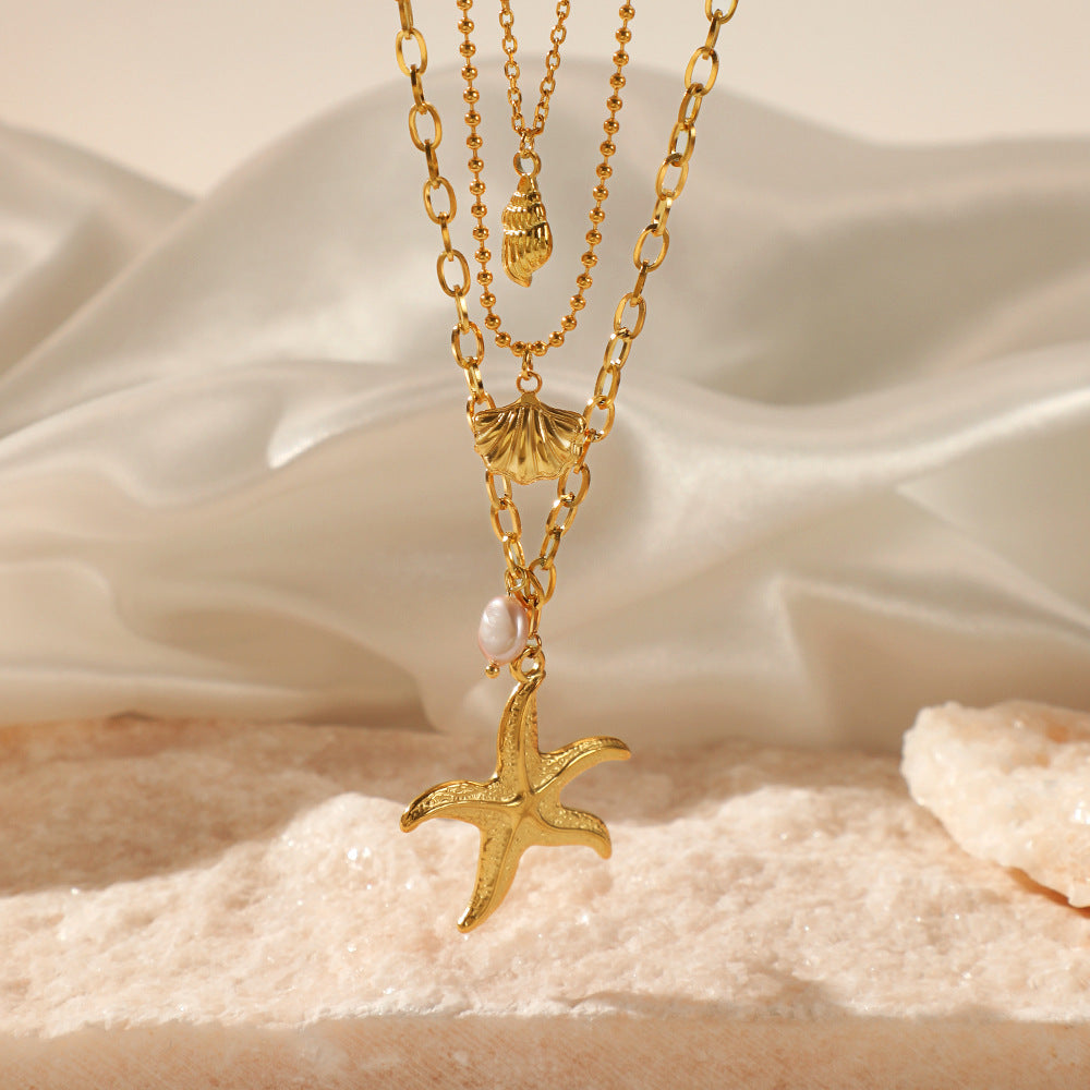 Beach Layered Necklaces