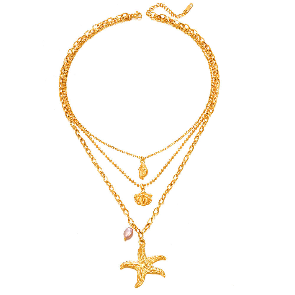 Beach Layered Necklaces
