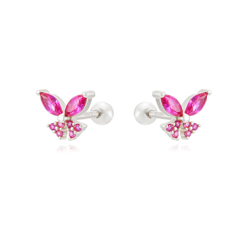 INS Style Round Earring by Copper with Inlay Zircon