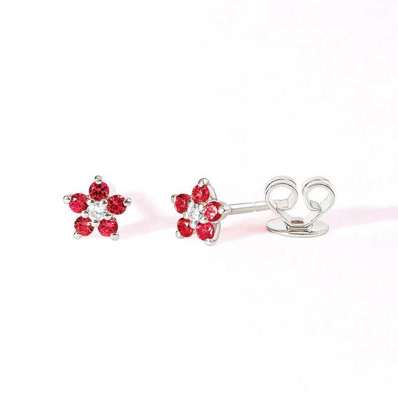 INS Style Round Earring by Copper with Inlay Zircon