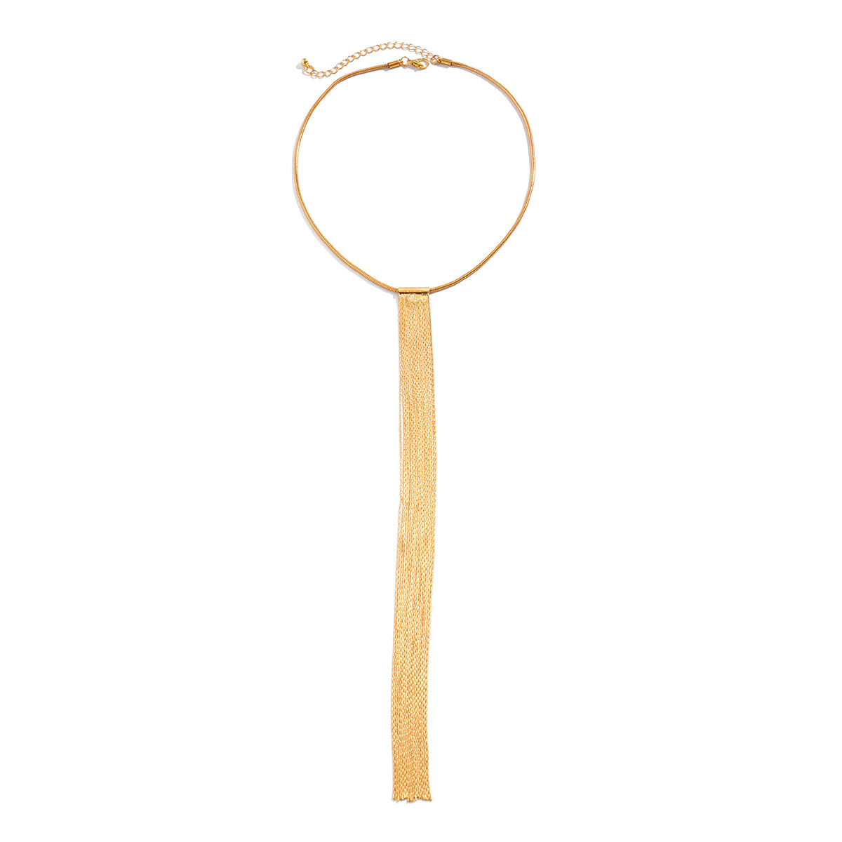Retro Copper Long Necklace