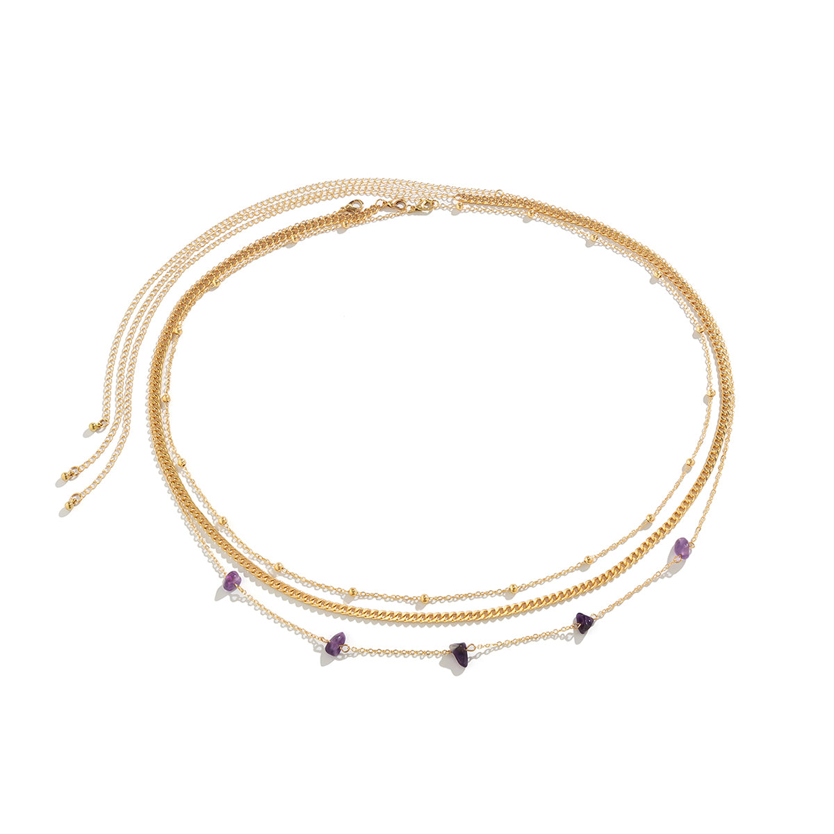 Vacation Iron Copper Layered Waist Chain