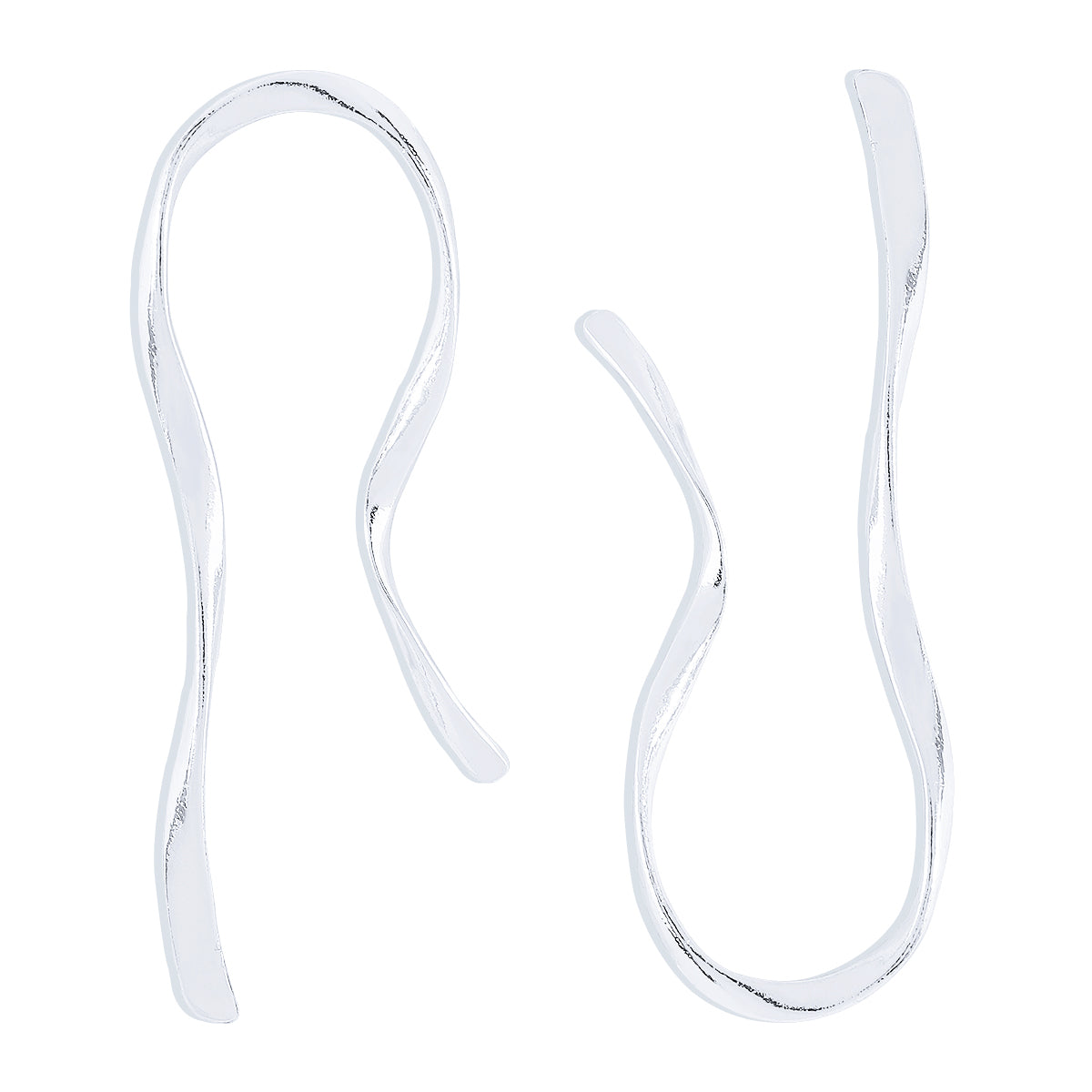 Irregular Alloy Asymmetrical Irregular Women'S Ear Studs