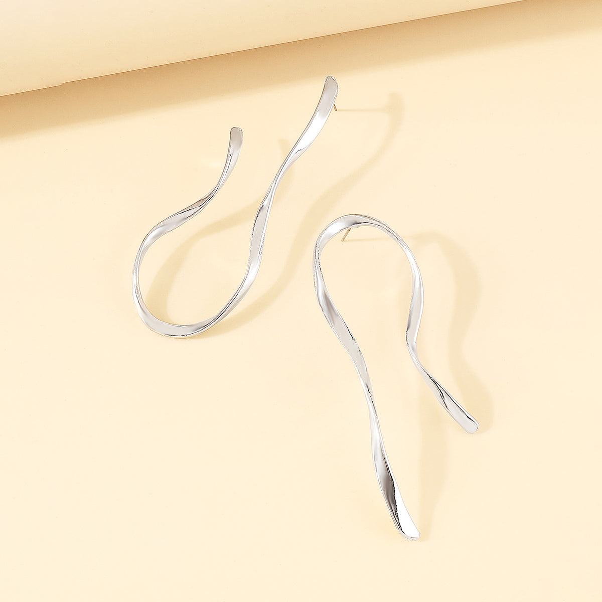 Irregular Alloy Asymmetrical Irregular Women'S Ear Studs