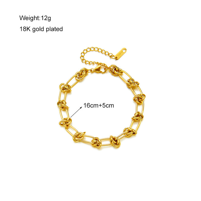 Thick Chain Titanium Steel Bracelet