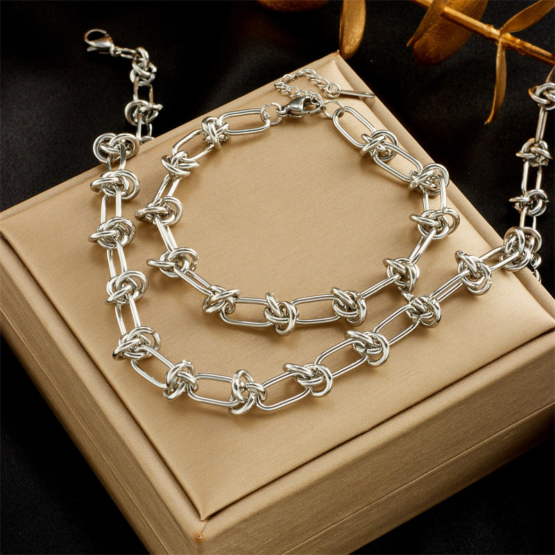 Thick Chain Titanium Steel Bracelet