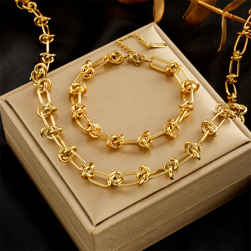 Thick Chain Titanium Steel Bracelet