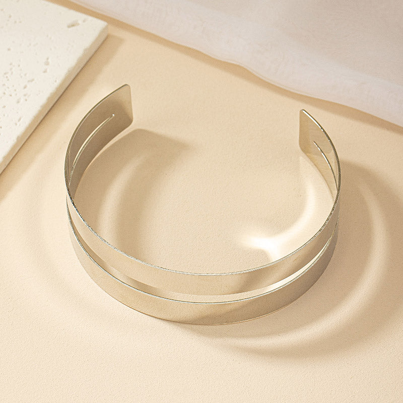 Original Design Hip-Hop punk, geometric unisex choker by alloy
