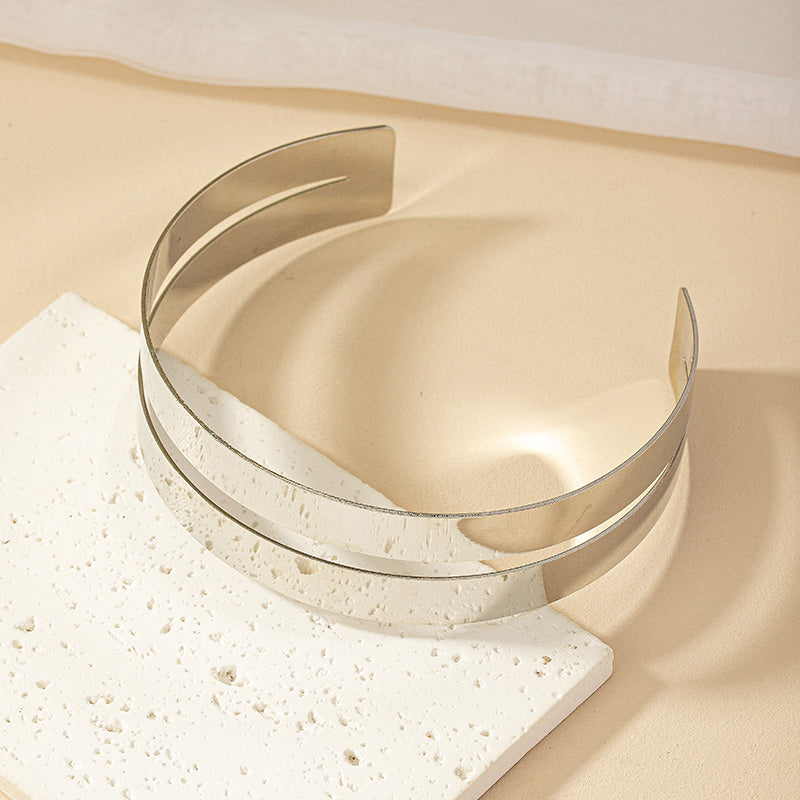 Original Design Hip-Hop punk, geometric unisex choker by alloy