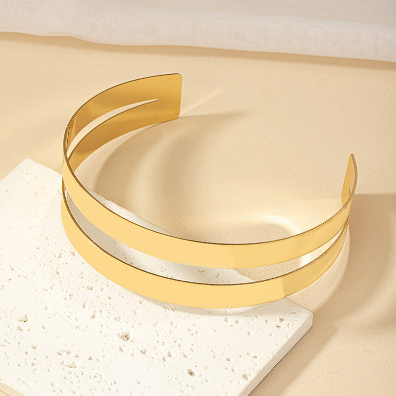 Original Design Hip-Hop punk, geometric unisex choker by alloy