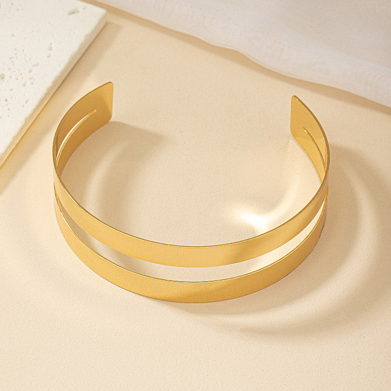 Original Design Hip-Hop punk, geometric unisex choker by alloy