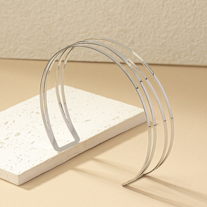 Hip-Hop Punk Geometric Plating Women's Choker by alloy