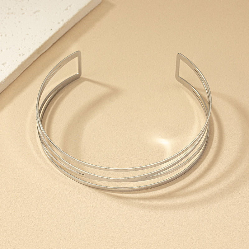 Hip-Hop Punk Geometric Plating Women's Choker by alloy