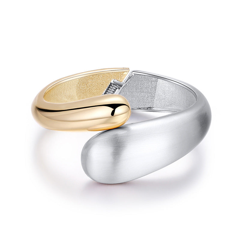 Glam Luxurious Solid Color Alloy Unisex Bangle