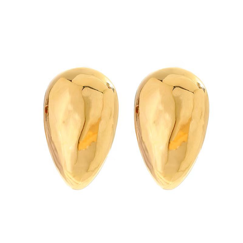 Casual Lady Streetwear Geometric Plating Copper Ear Studs