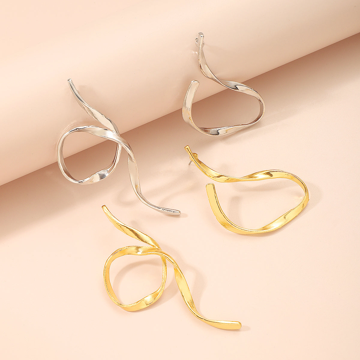 Modern Style Streetwear Irregular Alloy Earrings