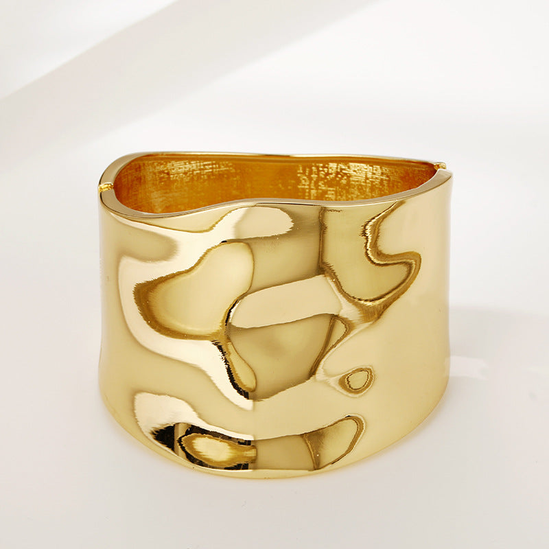 Streetwear Irregular Alloy Plating Women's Bangle