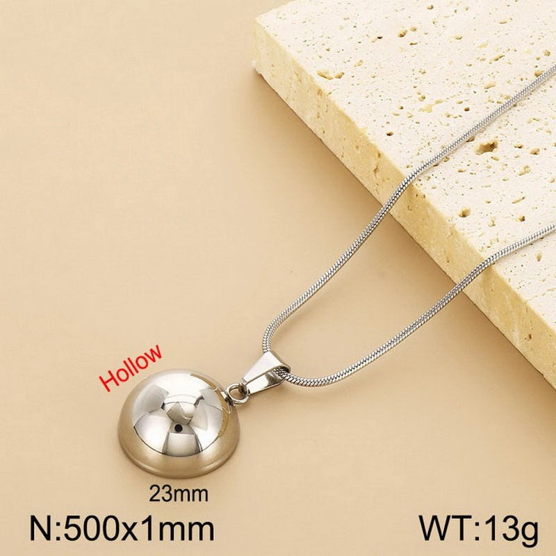 Wholesale Korean Style Titanium Steel Plating Stud Earrings Necklace