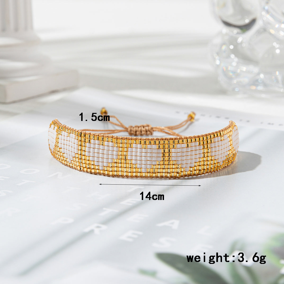 Casual Vintage Style Devil's Eye Heart Shape Glass Rope Handmade Women's Bracelets
