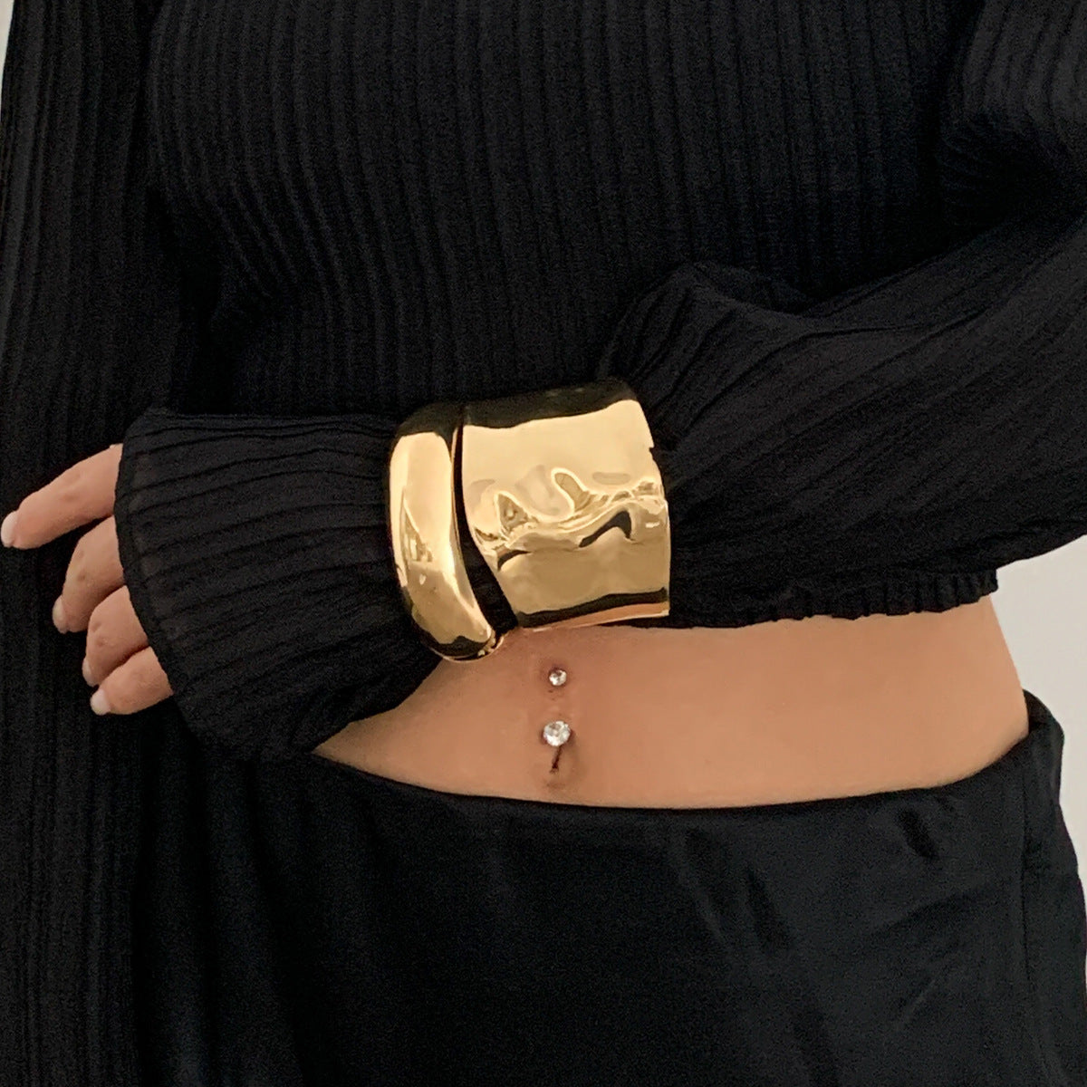 Streetwear Irregular Alloy Plating Women's Bangle