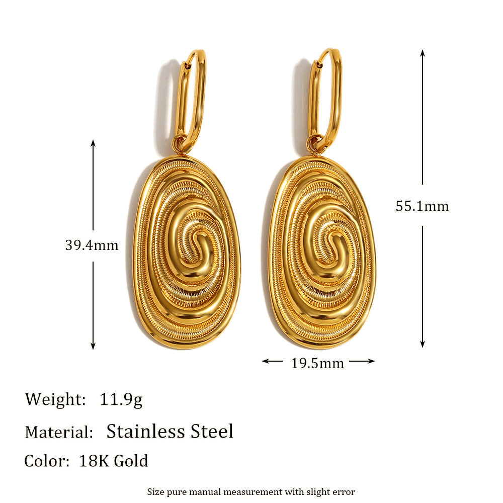 Vacation Classic Style Solid Color 304 Stainless Steel Plating Rings Earrings Necklace