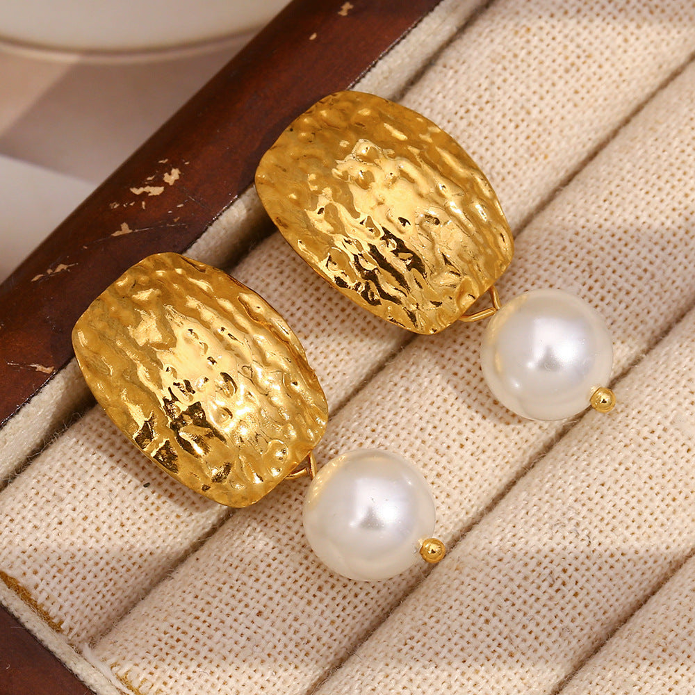 Vacation Classic Style Geometric Plating 304 Stainless Steel Drop Earrings