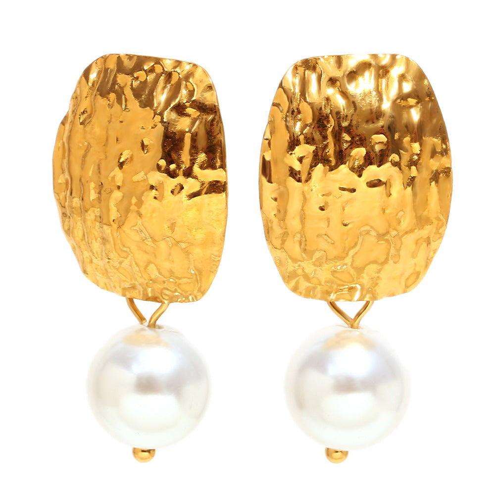 Vacation Classic Style Geometric Plating 304 Stainless Steel Drop Earrings
