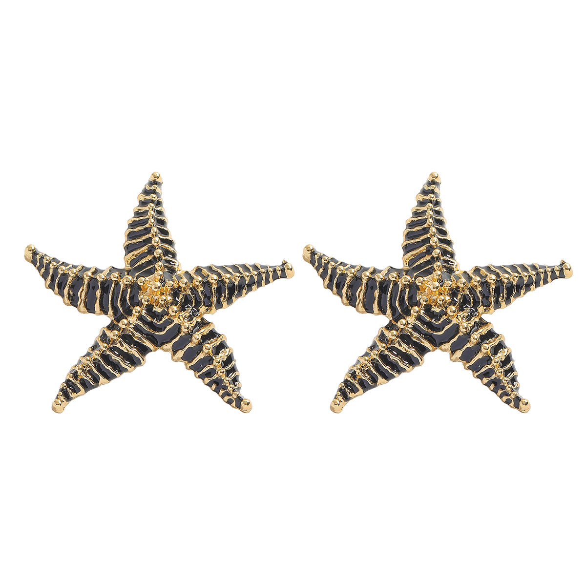 Vacation Marine Style Commute Starfish 316 Stainless Steel Alloy Ear Studs