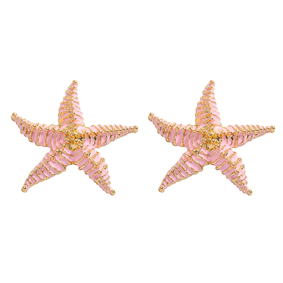 Vacation Marine Style Commute Starfish 316 Stainless Steel Alloy Ear Studs